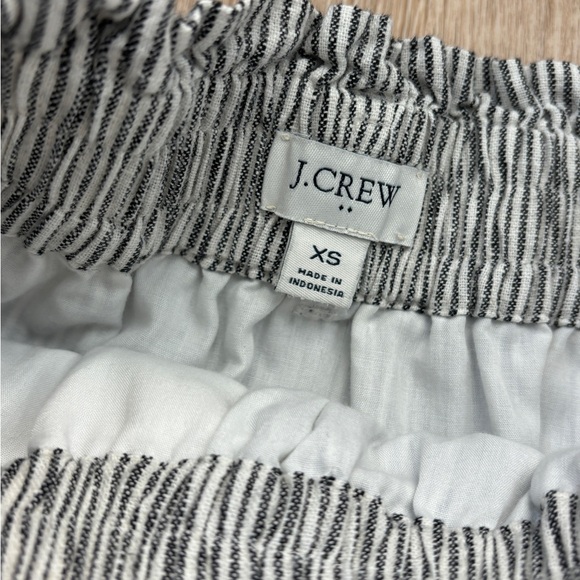 NWOT J. Crew Linen-Cotton Paper Bag Skirt - Picture 3 of 5